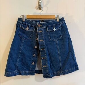 Stylish Blue Denim Skirt